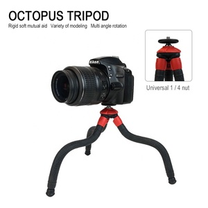 Universal flexible pulpo teléfono <span class=keywords><strong>celular</strong></span> trípode para la cámara <span class=keywords><strong>y</strong></span> teléfono inteligente con control remoto <span class=keywords><strong>y</strong></span> 360 bola - Product Image 4