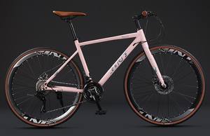 Vélo <span class=keywords><strong>de</strong></span> route 27 vitesses avec freins à disque, roues en alliage d'aluminium, cadre en acier 700C, roues libres, vélo <span class=keywords><strong>de</strong></span> route - Product Image 2