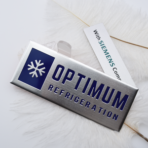 Tùy chỉnh dập nổi kim loại logo kim loại nameplates silkscren in vĩnh viễn dính Nhôm tên nơi nhãn - Product Image 3