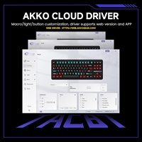 Teclado Mecánico con Cable Akko TAC87, 88 Teclas, Diseño TKL al 80%, Montaje Gasket, USB-C, Programable, Intercambiable en Caliente, Cherry Gaming RGB