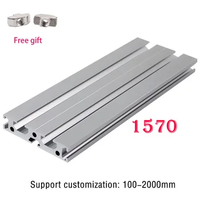 Profilé en aluminium 15180, extrusion, pièces d'imprimante 3D CNC, établi, cadre DIY, rail linéaire anodisé, longueur 100/400/500/600/1200 mm