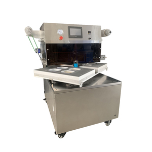Machine à sceller les barquettes, scelleuse thermique semi-automatique électrique à roulement à billes pour films, canettes de boissons, purge d'azote CPET 220V/110V - Product Image 3