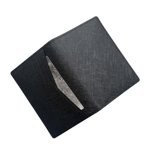 Korean Genuine Leather MA6 MA8 Saffiano Pocket <b>Card</b> <b>Holder</b> <b>Wallet</b> Diagonal Slot Design Portable Business <b>Card</b> Storage Pouch - Product Image 5