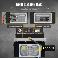 AUTOOL CT500 GDI EFI FEI Nettoyeur et testeur d'injecteurs de carburant piézoélectriques 6 cylindres 70W 110V-230V
