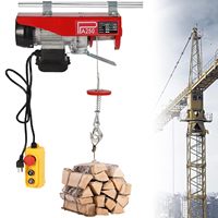 Mini palan électrique HGS B 500 220V PA500, mini palan électrique à câble, état neuf, mini treuil électrique en métal, type de sangle en câble métallique