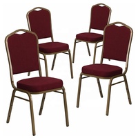 Chaises de banquet empilables durables et écologiques pour hôtels, entrées, salons, ateliers, hôpitaux, parcs – Cadre en fer – Prix de gros