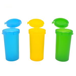 Wholesale ASTM Pop Tops Plastic <b>Containers</b> 19 dram 3oz Flower <b>Pills</b> Pre Packing Rolls - Product Image 1