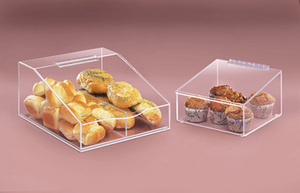Vitrina Acrílica para Pan, Vitrina Apilable para Pastelería, Caja Acrílica para Mostrador - Product Image 2