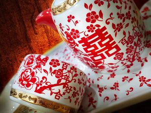 The Best Quality Screen Printed Ceramic <b>Teapot</b> with Gold Rim Luxury Porcelain <b>Teapot</b> and Cup <b>Set</b> Shin Tai Yuan Taiwan - Product Image 6