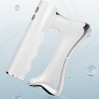 Couteau de massage électrique en acier inoxydable pour tissus et muscles, en forme de S, chauffant, portatif, pour thérapie médicale, rechargeable par USB