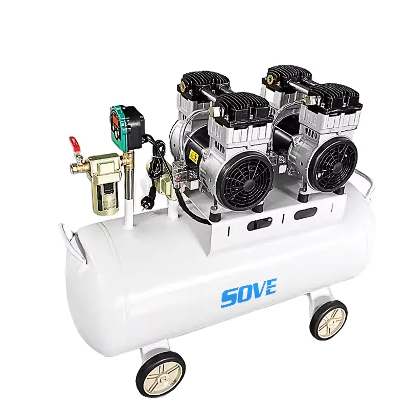 Industrial oil-free mute high vacuum cnc numerical control laboratory suction filter defoaming vacuum machine