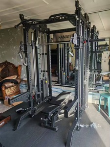 Rocson ROC thương hiệu 3 trong 1 REP phong cách selectorized thương mại Smith máy và điện giá - Product Image 4