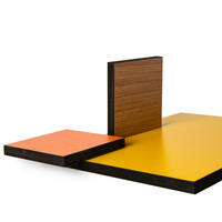 Panneau de fibres compactes DEBO E1 anti-rayures, première qualité, moderne, en mélamine, fibre de bois haute densité, surface texturée, imperméable et ignifuge