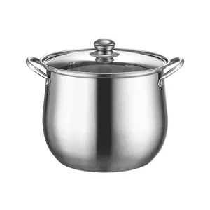 Itchen-Utensilios de cocina para cazuela, olla de sopa de acero inoxidable 201