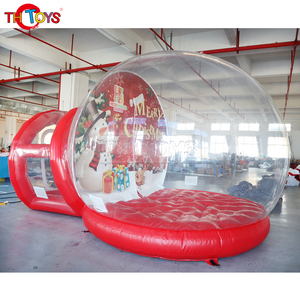 Giáng sinh Inflatable khổng lồ snowglobe Kích thước con người Quả cầu tuyết thổi lên bơm hơi khổng lồ Tuyết Quả Cầu - Product Image 3