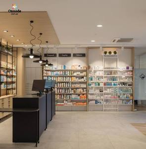 ตู้โชว์เครื่องประดับทันสมัย ทำจาก MDF และสแตนเลส เป็นมิตรกับสิ่งแวดล้อม รีไซเคิลได้ พร้อมไฟ LED สีขาวทอง สำหรับห้างสรรพสินค้า - Product Image 4