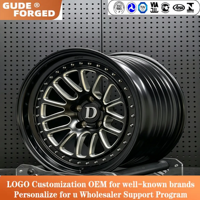 Jantes GUDE forgées personnalisées pour la course de dragster, 15, 17, 18 pouces, avec système Beadlock, 5x120/5x112/5x114.3/6x139.7 pour BMW, Chevrolet, Corvette, Ford