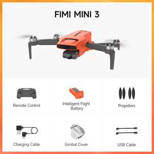 Dron con Cámara <span class=keywords><strong>FIMI</strong></span> <span class=keywords><strong>Mini</strong></span> 3 <span class=keywords><strong>Pro</strong></span> RC, 4k Profesional HD, Fotografía Aérea, Gimbal de 3 Ejes, Plegable, Motor sin Escobillas, para Principiantes - Product Image 4