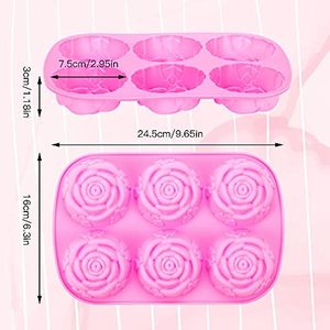 Molde de Silicona Ecológico de 4 Cavidades y 3 Formas para Hacer Jabón, Velas y Pasteles - Decoración 3D Hecha a Mano - Solo Lavar con Agua - Product Image 2