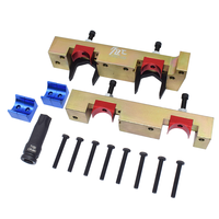Kit d'outils de calage de distribution en acier 15 pièces avec gants pour Mercedes Benz M133/M270/M274