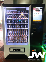 Haute Capacité Frites Distributeur Automatique De Nourriture Tpuch Écran Snack et Boissons Alimentaire Nouilles Distributeur Automatique Carte Paiement Support