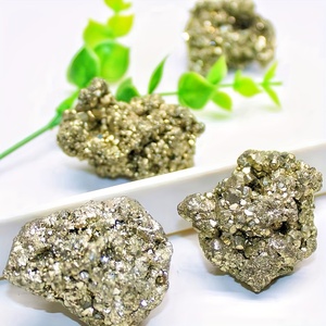 Vente chaude de pierres semi-précieuses de qualité A, fabrication transfrontalière, vente en gros, artisanat en pierre naturelle, pyrite et chalcopyrite brutes - Product Image 6