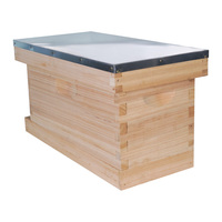 Neuer Top-Seller: Ungemontierter Langstroth-Holz-Ablegerkasten, 5-Waben-Bienenbox für Bienenzucht, Königinnenzucht und Bienenhaus