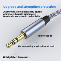 Cable de Extensión de Audio de 3.5mm Macho a Hembra, Compatible con Micrófonos de Computadora, Auriculares y Karaoke