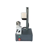 Machine de marquage au laser à fibre portable mini 20W/30W, machine de gravure au laser pour métal et non-métal
