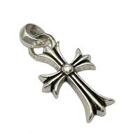 Collier pendentif croix vintage en acier tungstène pour homme, bijou haut de gamme Fleur de Lys et épée, charme religieux antique pour garçons