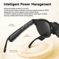 Lunettes intelligentes IA de haute qualité avec commande vocale et écouteurs de traduction sans fil pour la communication multilingue