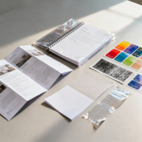 Impression de livrets personnalisés en papier offset avec logo, manuels pliés agrafés en gros