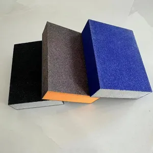 HBXT high density sponge sanding block Wood polished sponge Paint abrasive hand sanding block for metal