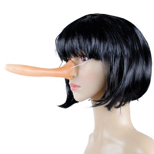 Halloween Pinochio Nez Costumes Maquillage Fête Accessoires Cosplay Sorcière <span class=keywords><strong>Pinocchio</strong></span> Long Nez avec Bande Élastique - Product Image 2