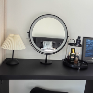 Espejo de Maquillaje <span class=keywords><strong>ECOLIVING</strong></span> con Luces LED Inteligentes Táctiles Regulables, Estilo Art Deco, Forma de Nube Irregular, Material Flotante - Product Image 4