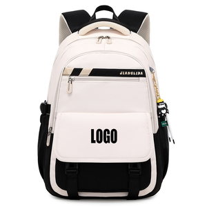 2025 nouvelle vente chaude à la mode multi-poches collège étudiant sac d'école grande capacité tendance unisexe Polyester voyage sac à dos - Product Image 1