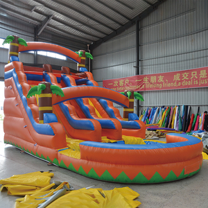 Château gonflable à obstacles avec toboggans, en PVC, taille et capacité personnalisables, prix direct d'usine, vente chaude - Product Image 3