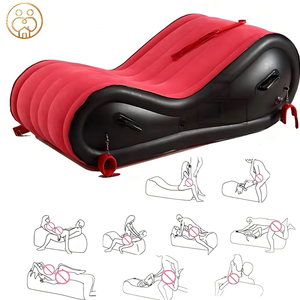 Cama Inflable Multifuncional <span class=keywords><strong>para</strong></span> Viajes, Playa, Sofá, Cama Plegable <span class=keywords><strong>para</strong></span> Dormitorio, Muebles Sexuales, Soporte <span class=keywords><strong>para</strong></span> <span class=keywords><strong>Posiciones</strong></span> Sexuales, Cama de PVC de Terciopelo - Product Image 1