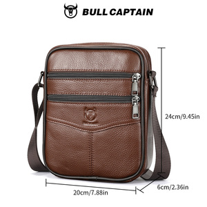 กระเป๋าหนังวัวแท้ BULLCAPTAIN สำหรับผู้ชาย แบบถือหูหิ้ว สะพายข้าง สะพายไหล่ - Product Image 6