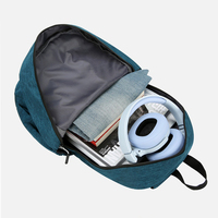 Tas Ransel Laptop 15.6 Inch Custom, Tahan Lama, Anti Air, Ransel Harian, BSCI OEM ODM, Tas Ransel Sekolah & Perjalanan untuk Pria Wanita