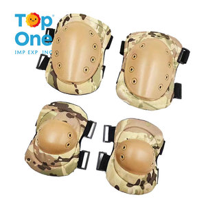 Top One réglable moto cyclisme équitation protecteurs de sécurité genouillère coudières tactiques - Product Image 1