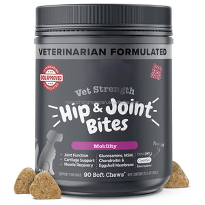 Hunde Hüftgelenk Gesundheit Weiche Kausnacks mit Glucosamin HCL Chondroitin MSM Omega <span class=keywords><strong>3</strong></span> Unterstützt Mobilität Haut Fell Gesundheit Haustier-Nahrungsergänzungsmittel - Product Image 6