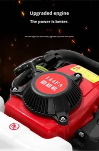 Mesin Pemotong Rumput Baterai Industri Beroda Rantai dengan Remote Control, 4WD Self-Propelled, Mesin 4-Tak 196cc, 48V 1800W, untuk Kebun dan Ladang - Product Image 4