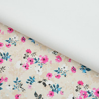 Cuir PU extensible gaufré à motif floral coloré de 0,7 mm, imperméable, pour canapé et mobilier de football