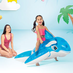 <span class=keywords><strong>Baleine</strong></span> gonflable en PVC épaissi, jouet aquatique géant avec poignées, pour enfants et adultes, pour s'amuser en été - Product Image 1