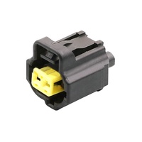Connecteur adaptateur automobile étanche IP67 à 2 broches femelles 7S025E-2-21, bornes en laiton, boîtier en nylon pour faisceau de câbles de voiture 12V