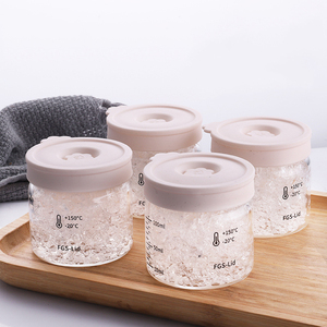 Nouveau pot en verre transparent prêt à l'emploi pour aliments, en verre borosilicate de qualité alimentaire, pour miel de prunier, confiture de neige, pot scellé - Product Image 1