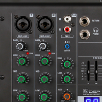 Console de mixage numérique professionnelle Lane TD-6 DSP mélangeur audio mélangeur audio professionnel amplificateur mixeur audio 6 canaux 6 canaux