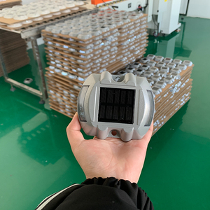 Marcador Solar de Pavimento Tipo Ojo de Gato para <span class=keywords><strong>Carreteras</strong></span>, de Alta Luminosidad, 12 LED, de Emergencia, Estándar Industrial - Product Image 2