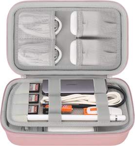 Organizador de Cables Resistente para Viajes, Accesorios Electrónicos Universales para Cargadores, Cables, Adaptador de MacBook, <span class=keywords><strong>Magic</strong></span> <span class=keywords><strong>Mouse</strong></span>, <span class=keywords><strong>Apple</strong></span> Pencil, USB - Product Image 1